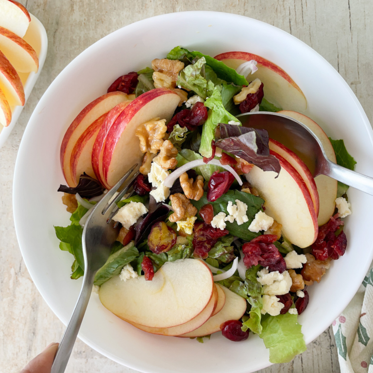 Apple Cranberry Walnut Salad