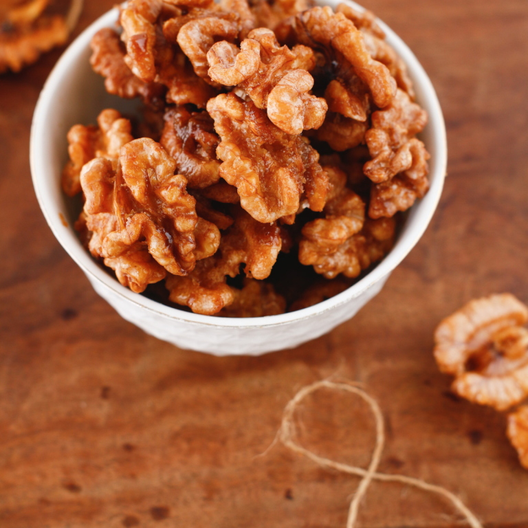 Candied Walnuts with Brown Sugar